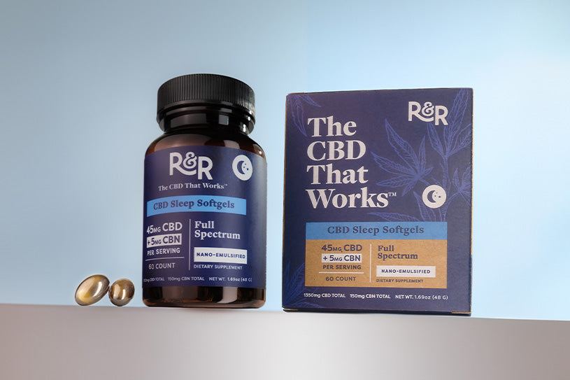 Evening Relaxation Using CBD Softgels