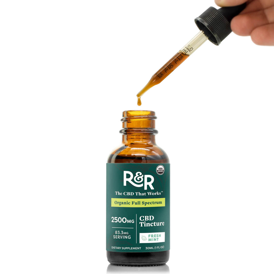 Multifunctional CBD Tinctures – 1 FL Oz / 2500mg / Fresh Mint